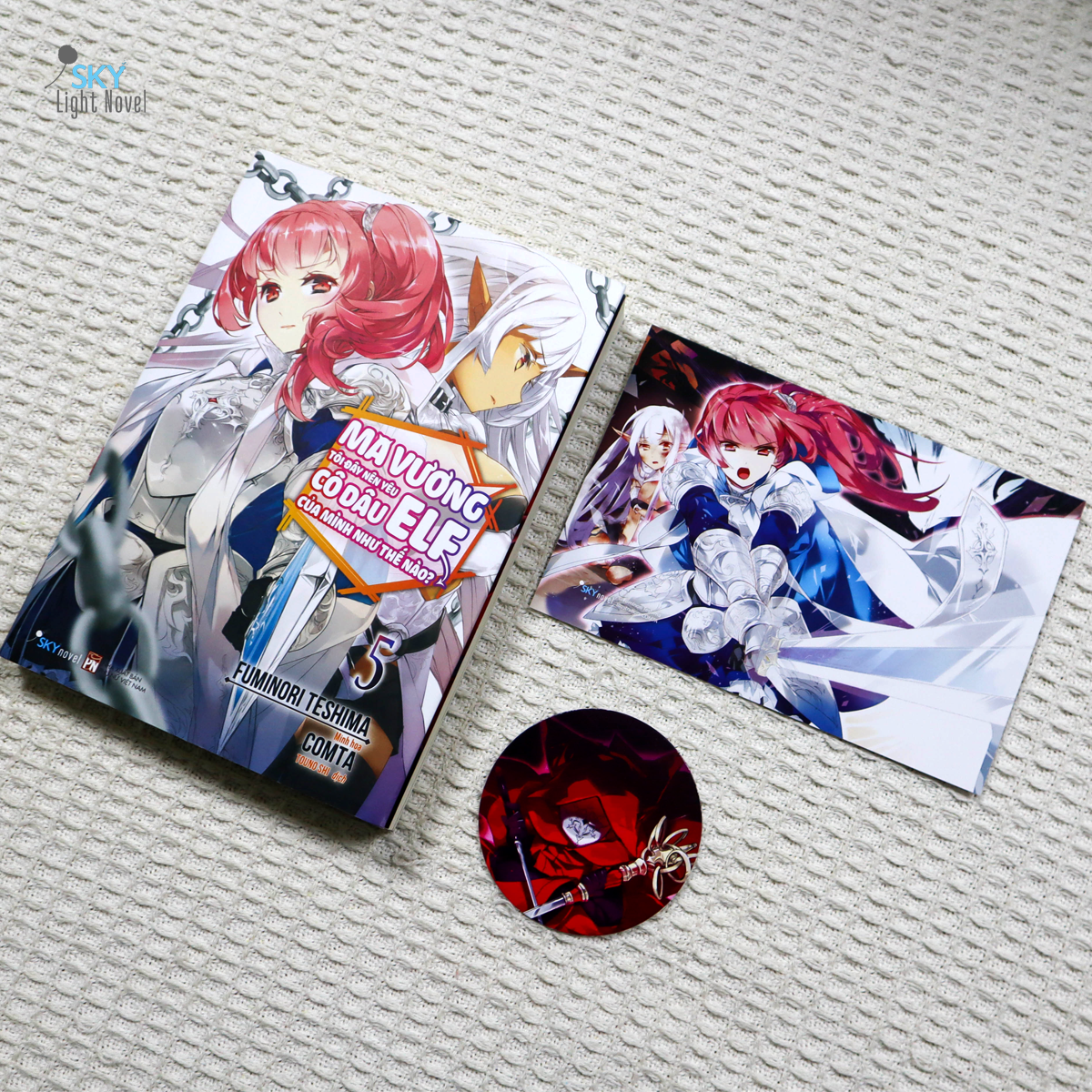 Bộ Ma Vương Tôi Đây Nên Yêu Cô Dâu Elf Của Mình Như Thế Nào? - Tập 5 - Tặng Kèm Bookmark + Postcard - Ảnh 5