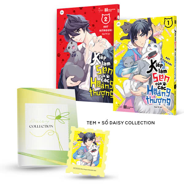 Bo Manga - Kiep Lam Sen Cua Cac Hoang Thuong - Tap 1 + Tap 2 (Bo 2 Cuon) - Tang Kem Sticker Tem + So Daisy Collection