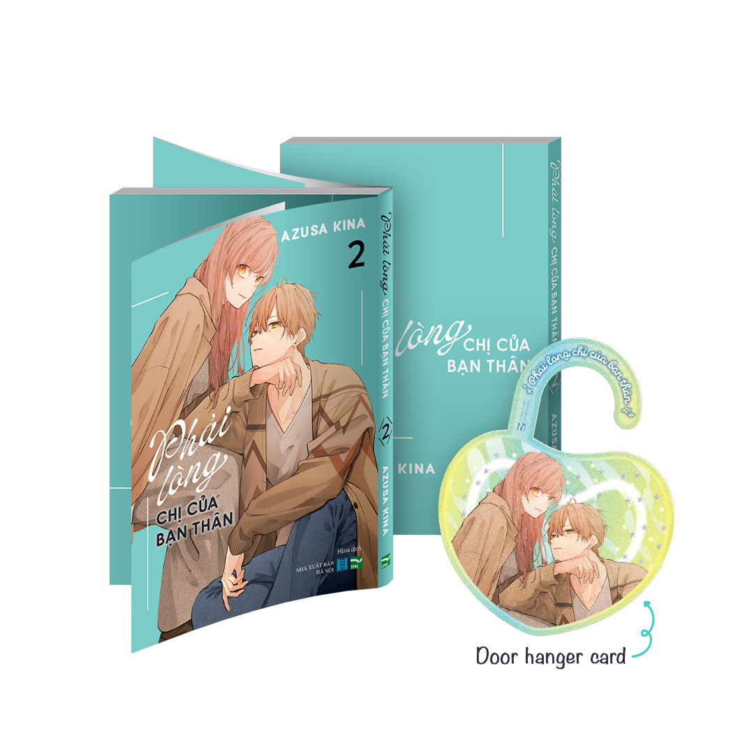 Bộ Manga - Phải Lòng Chị Của Bạn Thân - Tập 2 + Phát Phiền Với Bạn Thân Của Chị - Tập 2 (Bộ 2 Cuốn) - Bản Đặc Biệt - Tặng Kèm Door Hanger Card + Bookmark + Card Giấy - Ảnh 3