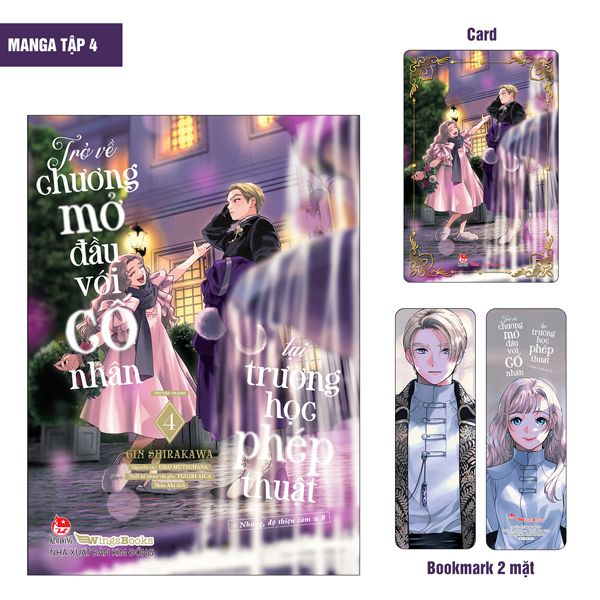Bộ [Manga] Trở Về Chương Mở Đầu Với Cố Nhân Tại Trường Học Phép Thuật (Nhưng, Độ Thiện Cảm Bằng 0) - Tập 4 - Tặng Kèm Card + Bookmark 2 Mặt