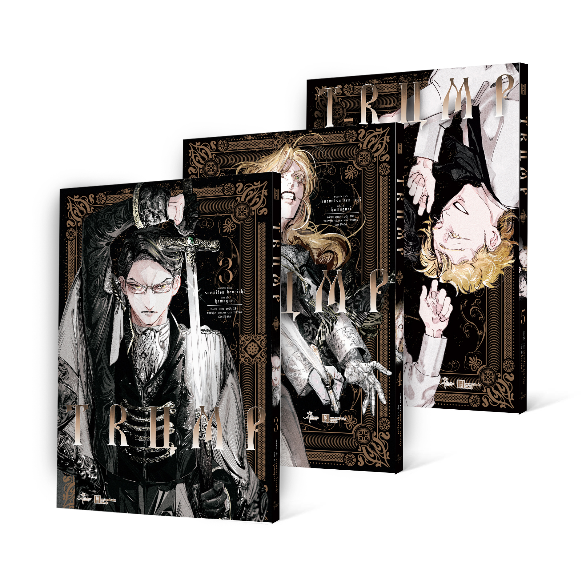Bộ Manga - Trump: Tập 3 + Tập 4 + Tập 5 (Bộ 3 Tập) - Tặng Kèm Set 6 Card - Ảnh 2