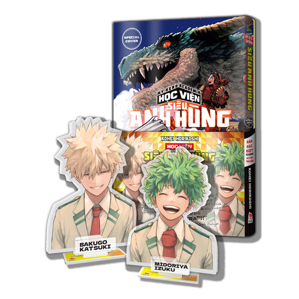 Bộ My Hero Academia - Học Viện Siêu Anh Hùng - Tập 40 - Kết Thúc Một Thời Đại, Và… - Bản Đặc Biệt - Tặng Kèm Special Cover + Set 2 Standee Acrylic