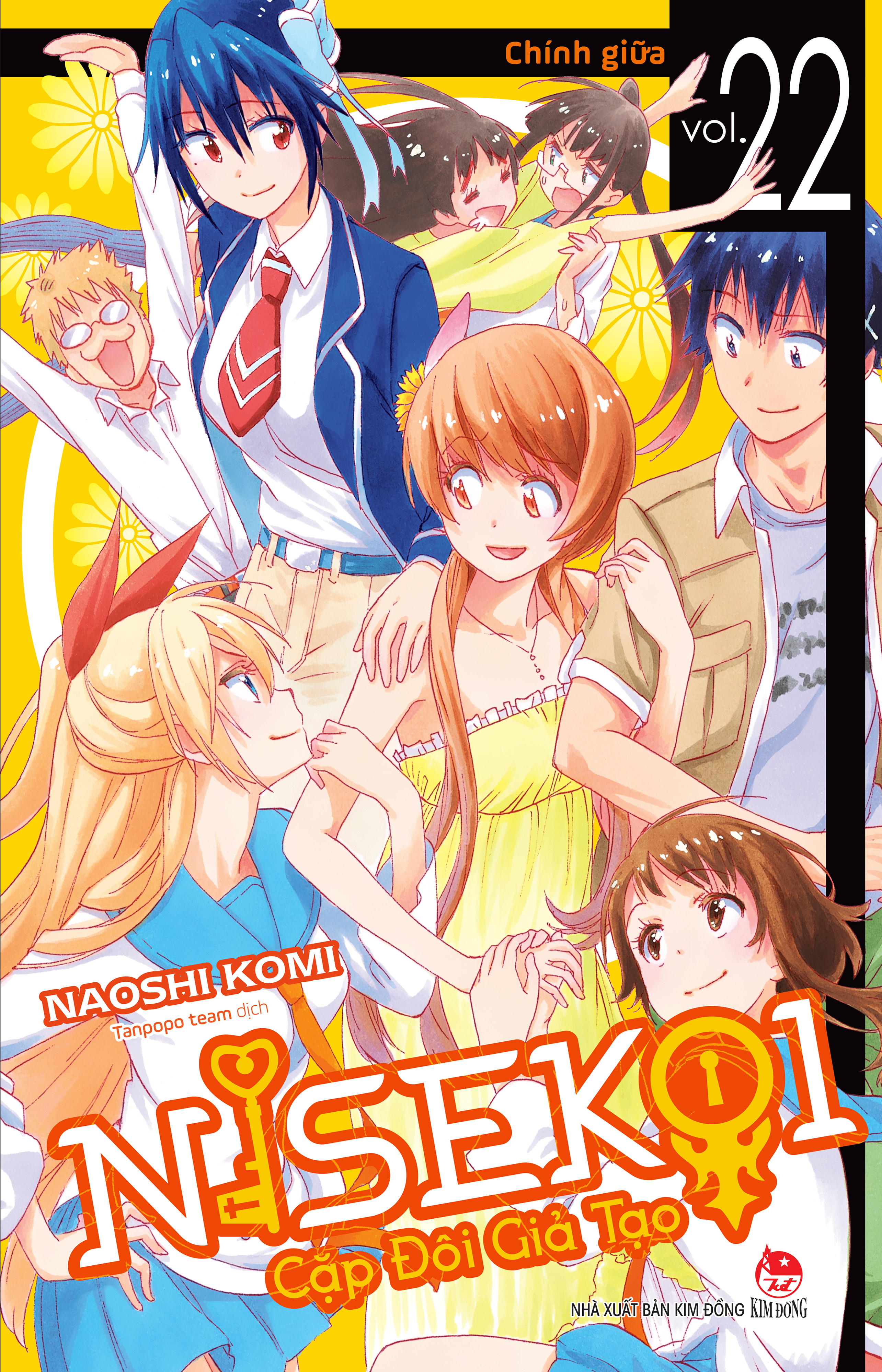 Bộ Nisekoi - Cặp Đôi Giả Tạo - Tập 22 - Chính Giữa - Tặng Kèm Set 3 Bookmark - Ảnh 3