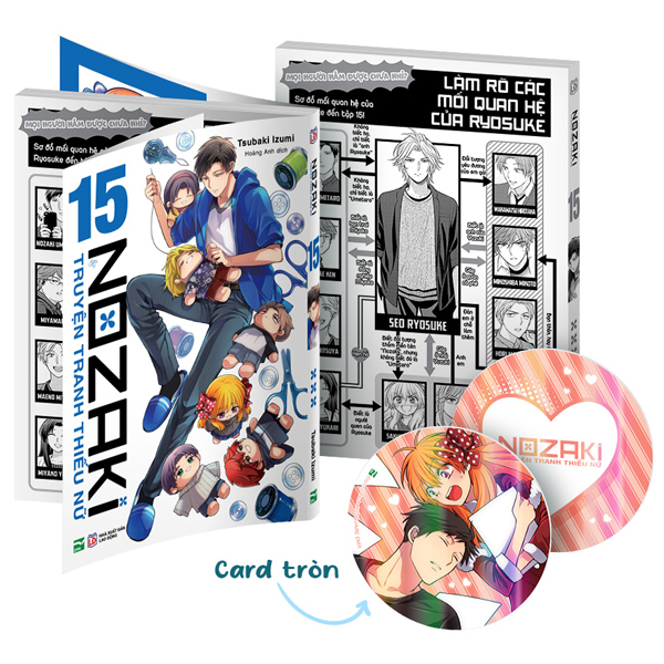 Bộ Nozaki & Truyện Tranh Thiếu Nữ - Tập 15 - Bản Đặc Biệt - Tặng Kèm Card Tròn