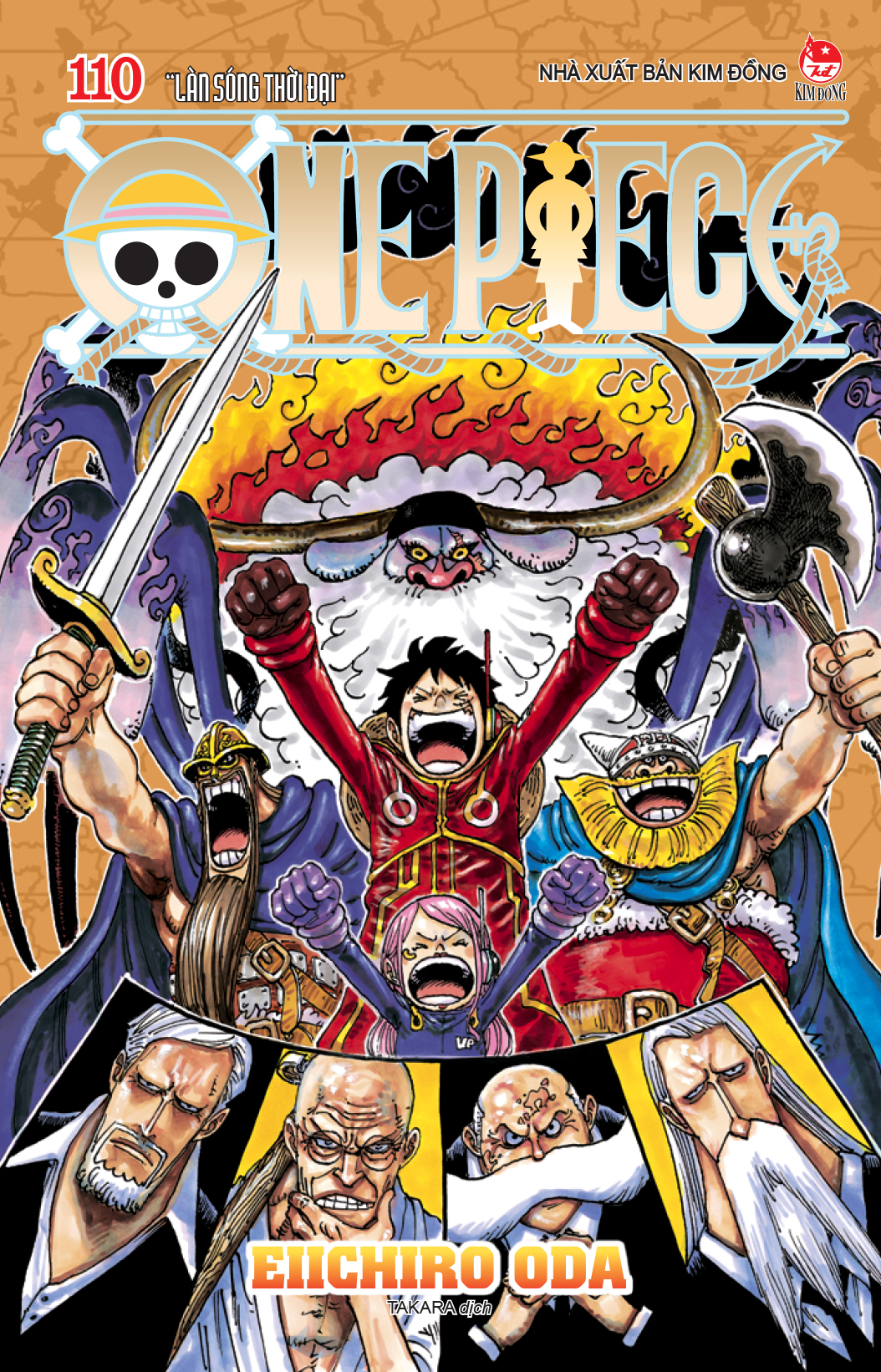 Bộ One Piece - Tập 110 - “Làn Sóng Thời Đại” - Bản Bìa Áo - Ảnh 2