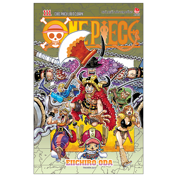 Bộ One Piece - Tập 111 - “Cuộc Phiêu Lưu Ở Elbaph” - Bản Bìa Gập