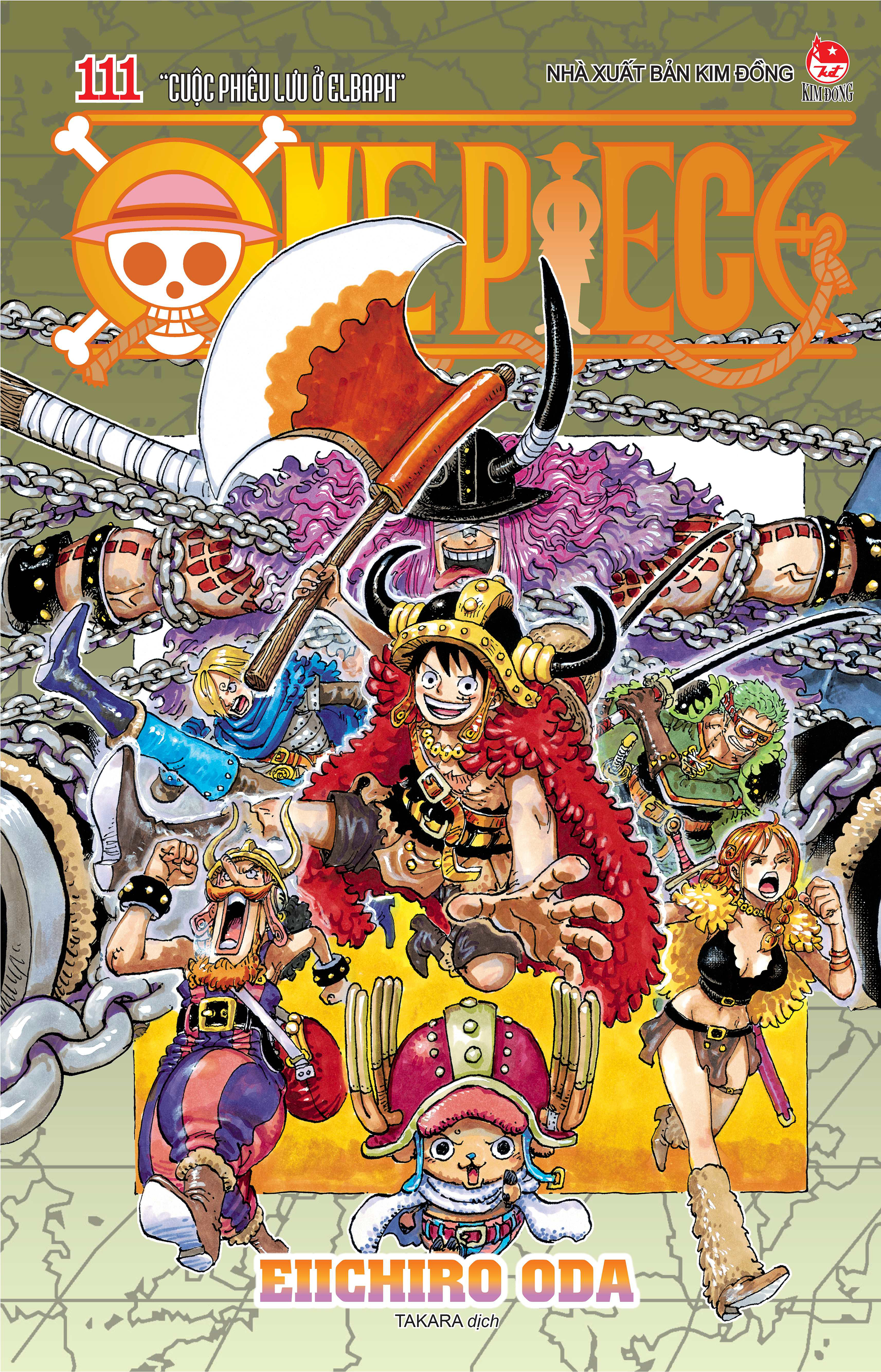 Bộ One Piece - Tập 111 - “Cuộc Phiêu Lưu Ở Elbaph” - Bản Bìa Gập - Ảnh 2