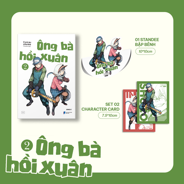 Bo
						
										
										Ong Ba Hoi Xuan - Tap 2 - Tang Kem 2 Character Card + 1 Standee Bap Benh Lac Lu