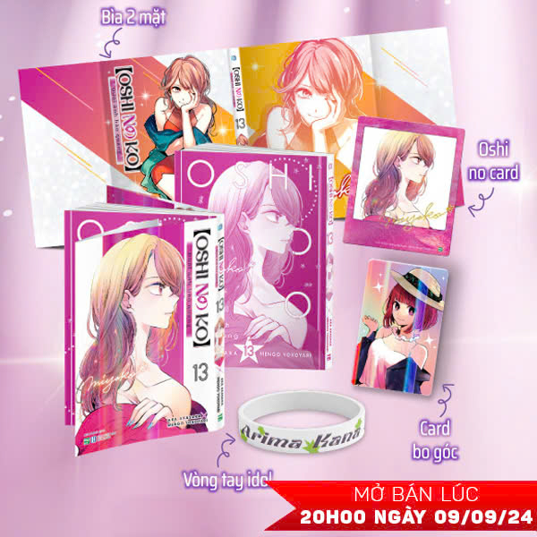 Bo
						
										
										Oshi No Ko - Duoi Anh Hao Quang - Tap 13 - Ban Dac Biet - Tang Kem Bia Dac Biet Hai Mat + Oshi No Card + Card Idol + Vong Tay Idol