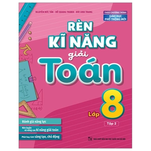 bộ rèn kĩ năng giải toán lớp 8 - tập 2 (theo chương trình giáo dục phổ thông mới)