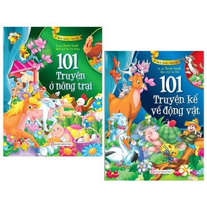 bộ sách 101 truyện kể về động vật và nông trại (bộ 2 cuốn)