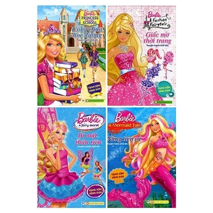 bộ sách barbie truyện tranh khổ lớn (bộ 4 cuốn)