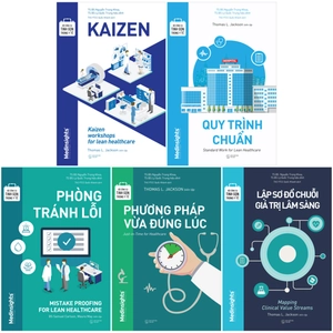 bộ sách công cụ tinh gọn trong y tế (bộ 5 cuốn)
