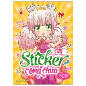 bộ sách dán hình - sticker công chúa - công chúa xinh đẹp