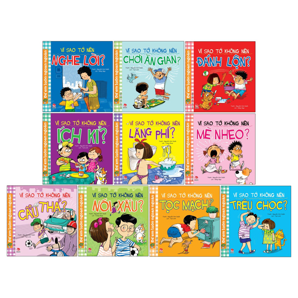 Bộ Sách Để Em Luôn Ngoan Ngoãn (Bộ 10 Cuốn) (Tái Bản 2026)