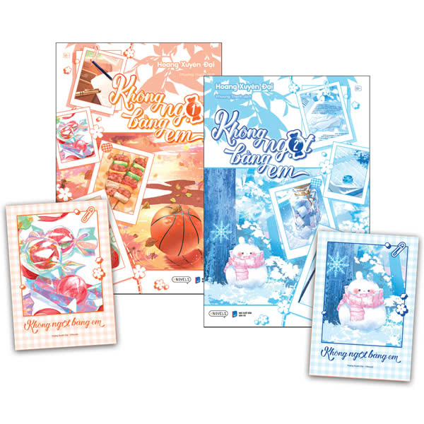 Bộ Sách Không Ngọt Bằng Em - Tập 1 + Tập 2 (Bộ 2 Tập) - Tặng Kèm 2 Bookmark Polaroid Bồi Cứng