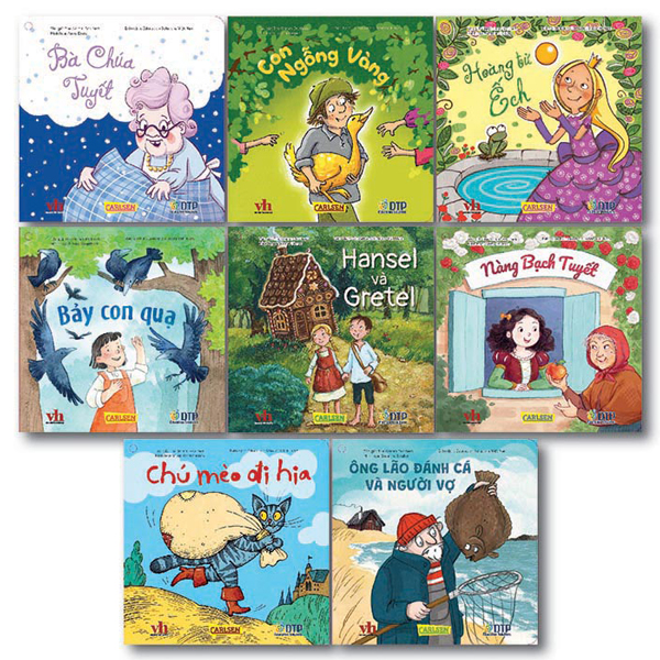 Bo Sach Pixi Biet Tuot - Nhung Cau Chuyen Co Tich Yeu Thich Cua Pixi (Bo 8 Cuon)