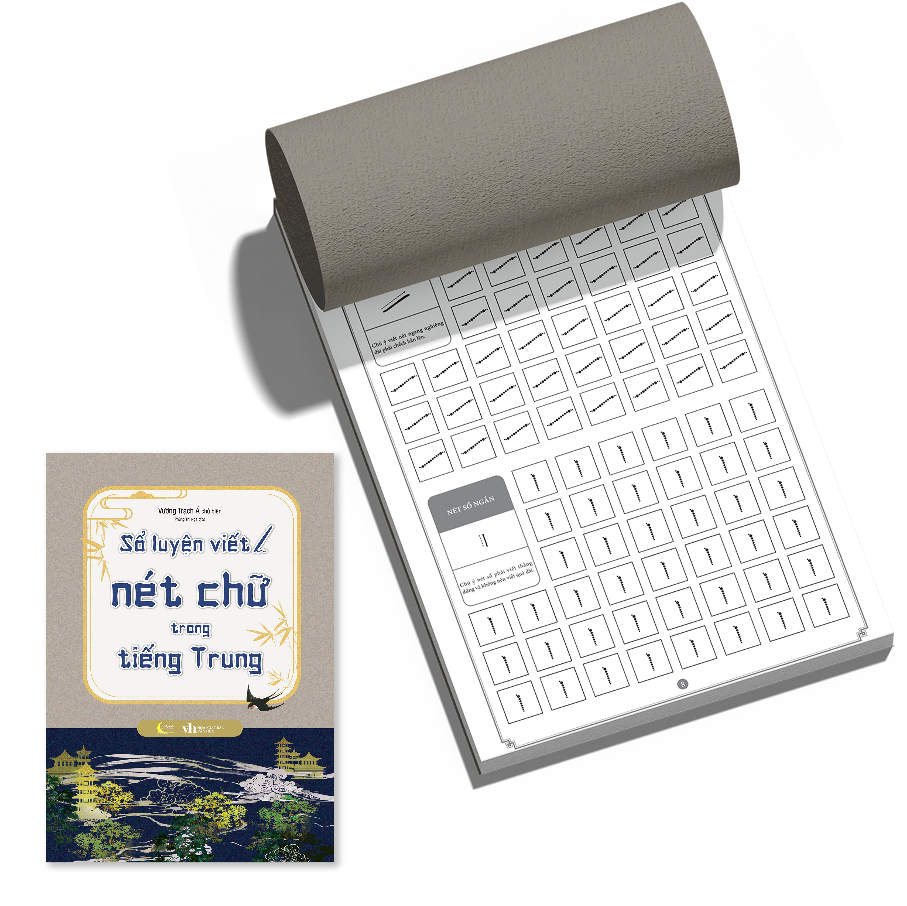 Bộ Sách Sổ Luyện Viết Trong Tiếng Trung - Bộ Thủ + Nét Chữ + Nét Bút (Bộ 3 Cuốn) - Ảnh 5