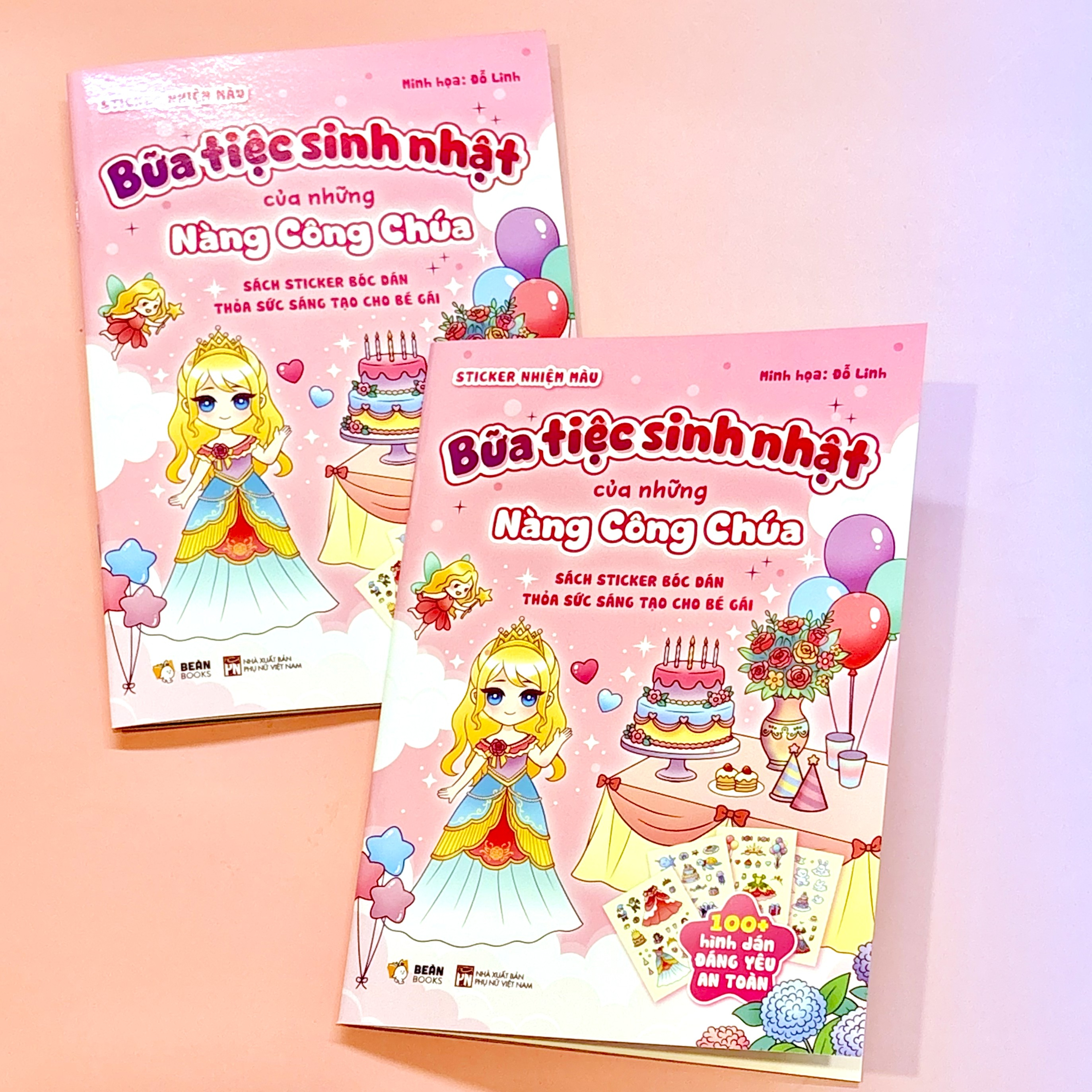 Bộ Sách Sticker Bóc Dán Thỏa Sức Sáng Tạo Cho Bé Gái - Bữa Tiệc Sinh Nhật Của Những Nàng Công Chúa - Ảnh 4