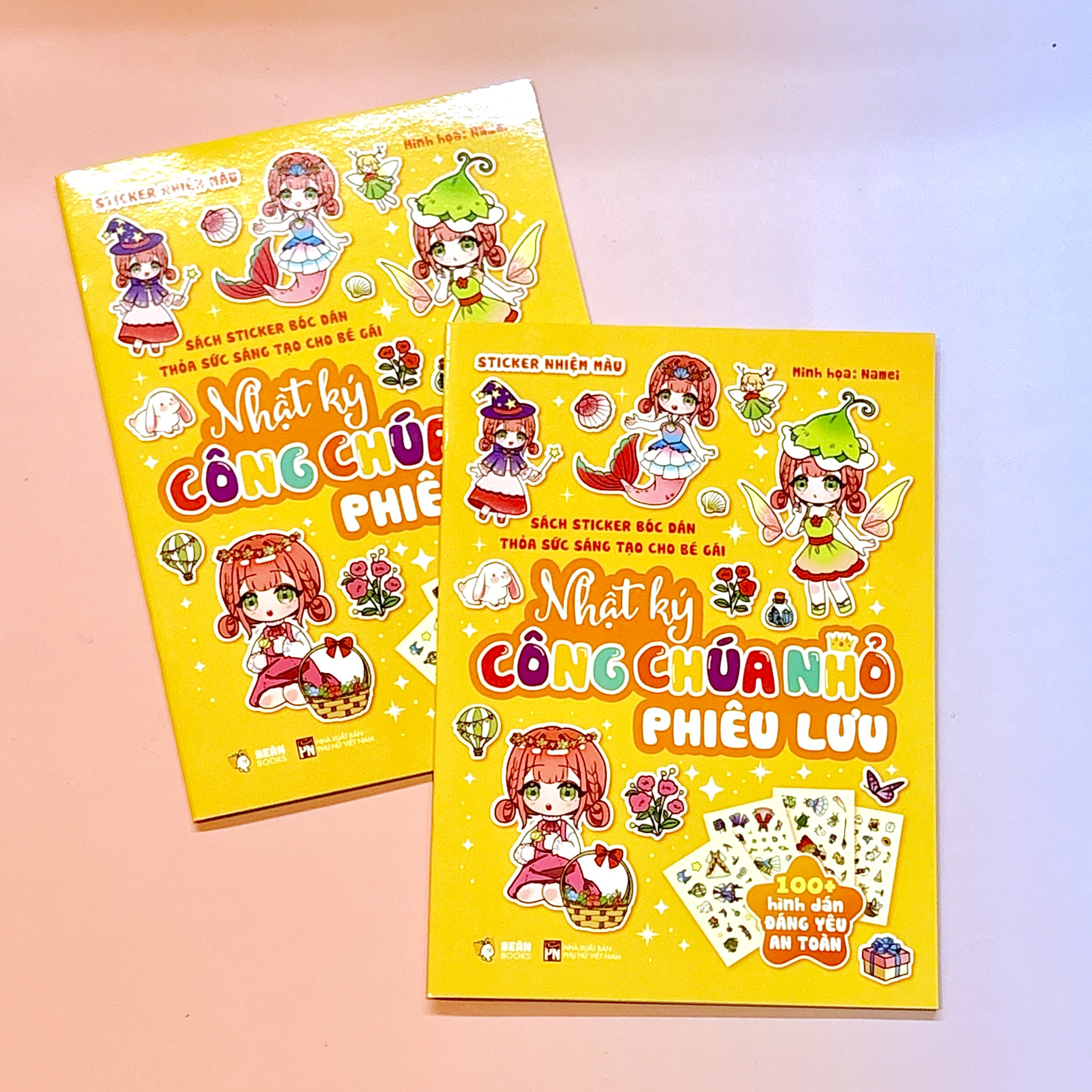 Bộ Sách Sticker Bóc Dán Thỏa Sức Sáng Tạo Cho Bé Gái - Nhật Ký Công Chúa Nhỏ Phiêu Lưu - Ảnh 4