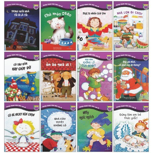 Bo Sach Truyen Tranh Tiem Thuc Cho Be (Bo 12 Cuon)