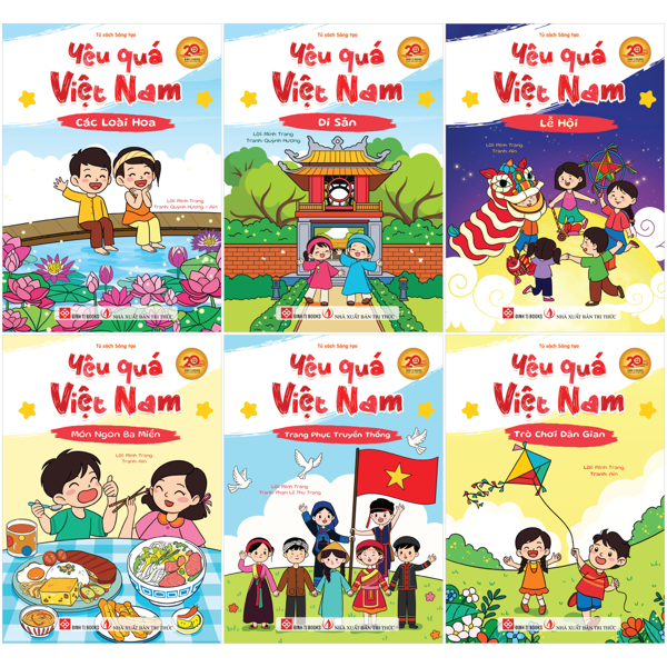 Bo Sach Yeu Qua Viet Nam (Bo 6 Cuon)