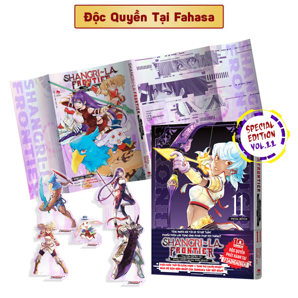 Bo
						
										
										Shangri-La Frontier - Tho San Game Rac Khieu Chien Game Than Thanh - Tap 11 - Ban Dac Biet - Tang Kem Bia Ao Thiet Ke Moi + Bia Hologram + Set 5 Standee PVC - Doc Quyen Fahasa