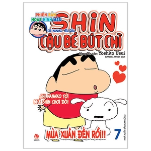 bộ shin - cậu bé bút chì - phiên bản hoạt hình màu - tập 7 - chị nanako yêu dấu (tái bản 2023)