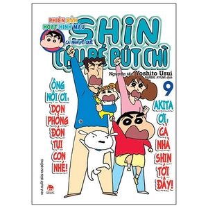 bộ shin - cậu bé bút chì - phiên bản hoạt hình màu - tập 9 (tái bản 2019)