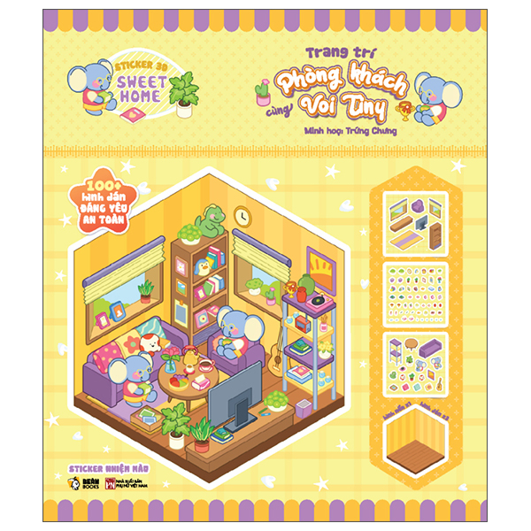 Bộ Sticker 3D Sweet Home - Trang Trí Căn Bếp Vui Nhộn Cùng Chó Dino - Ảnh 12