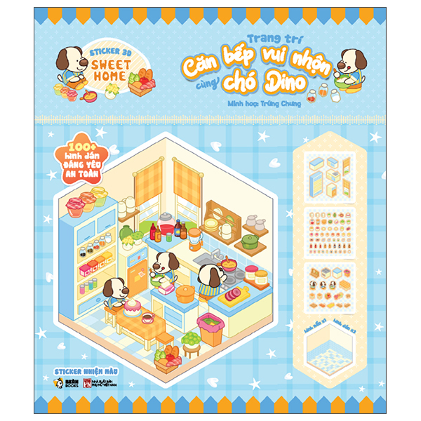 Bộ Sticker 3D Sweet Home - Trang Trí Góc Học Tập Sáng Tạo Cùng Gấu Trúc Bao Bao - Ảnh 10
