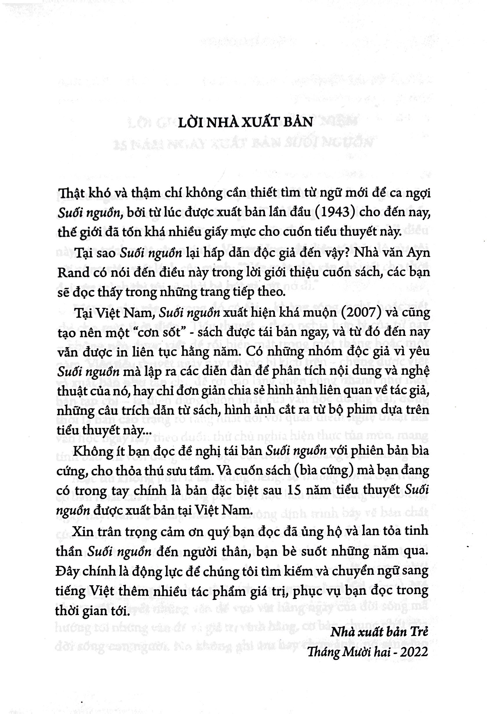 Bộ Suối Nguồn - The Fountainhead (Bìa Cứng) - Ảnh 3