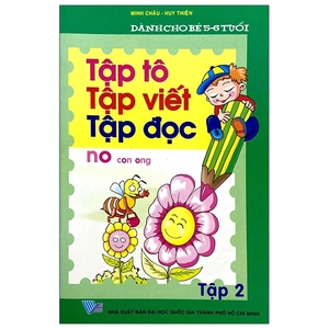 bộ tập tô - tập viết - tập đọc - tập 2