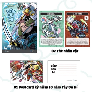 bộ tây du hí - tập 7 - móng vuốt và lông vũ - tặng kèm 2 thẻ nhân vật + 1 postcard kỷ niệm 10 năm tây du hí