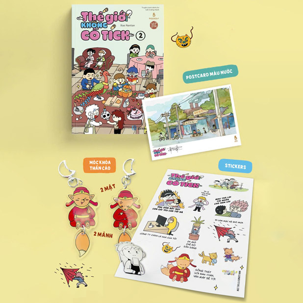 Bo
						
										
										The Gioi Khong Co Tich - Tap 2 - Ban Dac Biet - Tang Kem Postcard Mau Nuoc + Moc Khoa Than Cao + Sticker