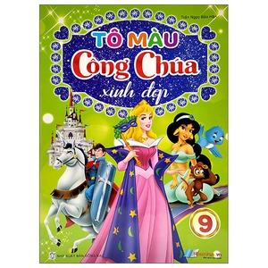 bộ tô màu công chúa xinh đẹp - tập 9