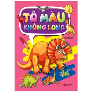 bộ tô màu khủng long 1 (tái bản 2021)