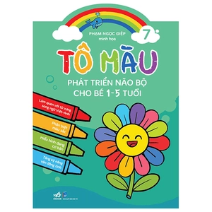 bộ tô màu phát triển não bộ cho bé 1-5 tuổi - tập 7