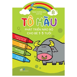 bộ tô màu phát triển não bộ cho bé 1-5 tuổi - tập 8