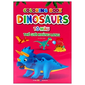 bộ tô màu thế giới khủng long dinosaurs 5