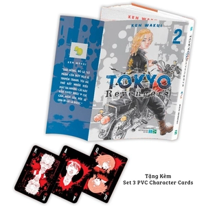 bộ tokyo revengers - tập 2 - bản đặc biệt - tặng kèm set 3 pvc character cards