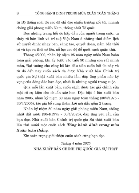 Bộ Tổng Hành Dinh Trong Mùa Xuân Toàn Thắng - Ảnh 6