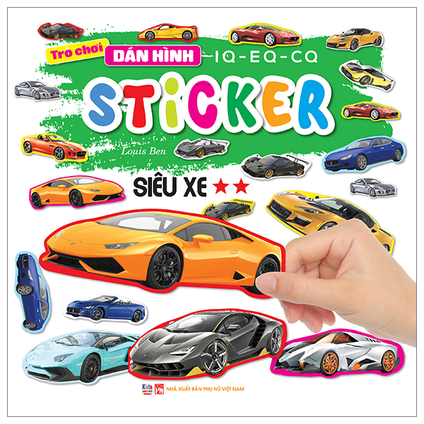 Bộ Trò Chơi Dán Hình IQ-EQ-CQ - Sticker - Siêu Xe - Tập 1 - Ảnh 8
