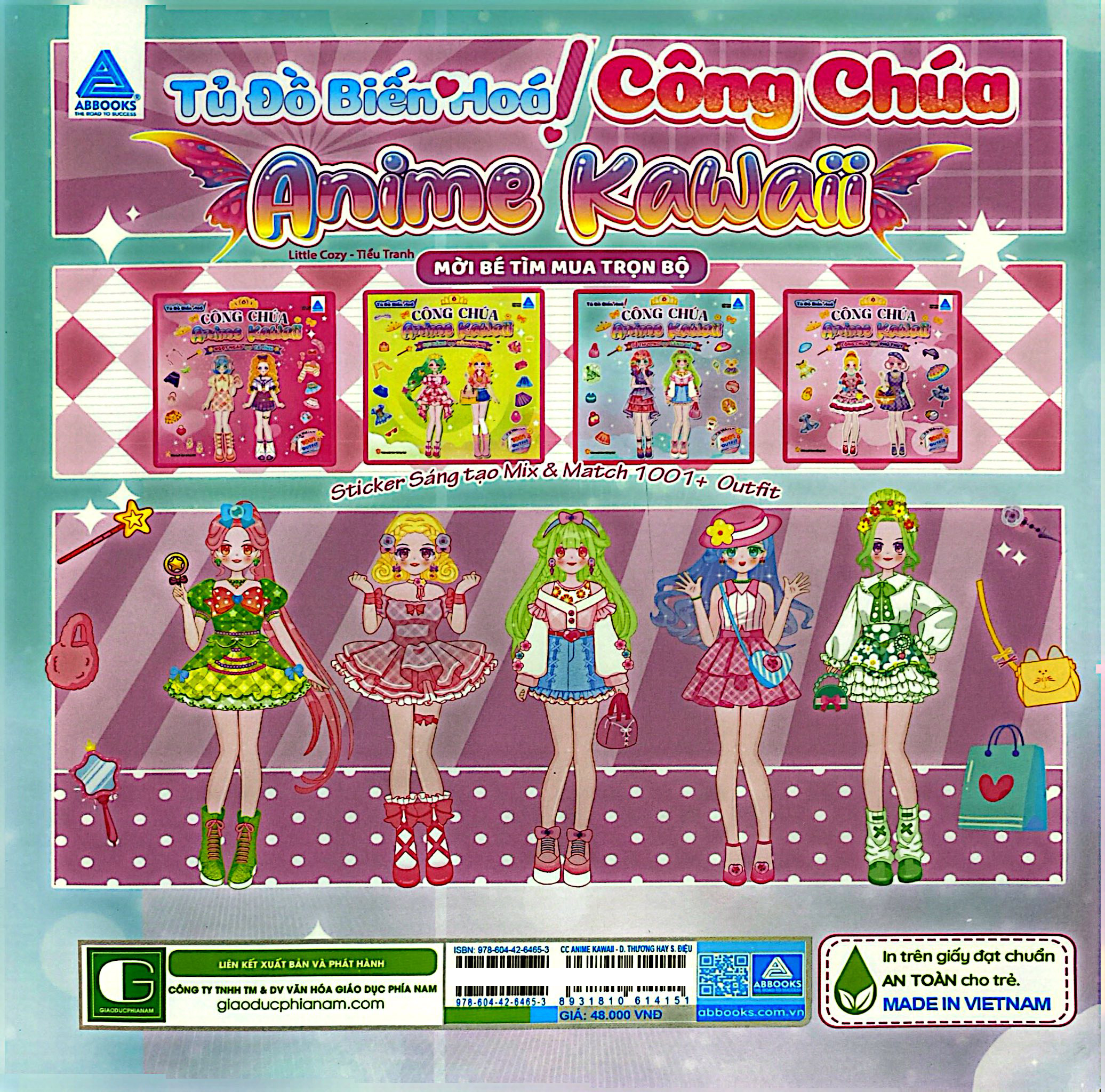 Bộ Tủ Đồ Biến Hoá Công Chúa Anime Kawaii - Dễ Thương Hay Sành Điệu - Ảnh 6