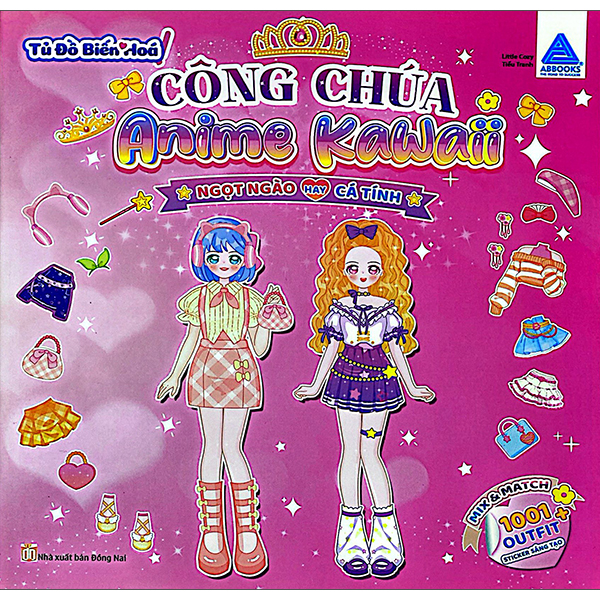 Bộ Tủ Đồ Biến Hoá Công Chúa Anime Kawaii - Dịu Dàng Hay Năng Động - Ảnh 10