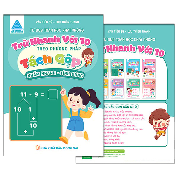 Bo
						
										
										Tu Duy Toan Hoc Khai Phong - Nham Nhanh Tinh Dung - Tru Nhanh Voi 10 Theo Phuong Phap Tach Gop