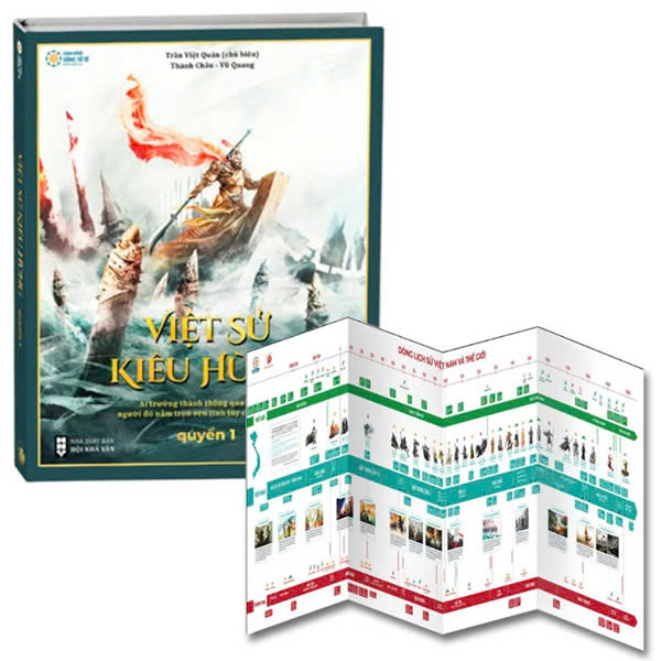 Bo
						
										
										Viet Su Kieu Hung - Quyen 1 - Bia Cung (Tai Ban 2025) - Tang Kem Tranh Viet Su 4000 Nam (Tai Ban 2025)