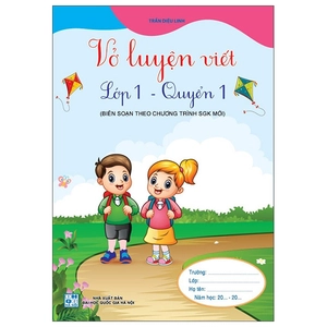bộ vở luyện viết lớp 1 - quyển 1 (cánh diều)