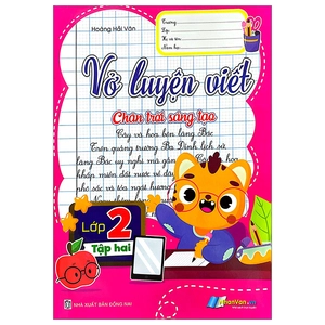 bộ vở luyện viết lớp 2 - tập 2 (chân trời sáng tạo)
