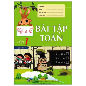 bộ vở ô li bài tập toán 1 - quyển 1